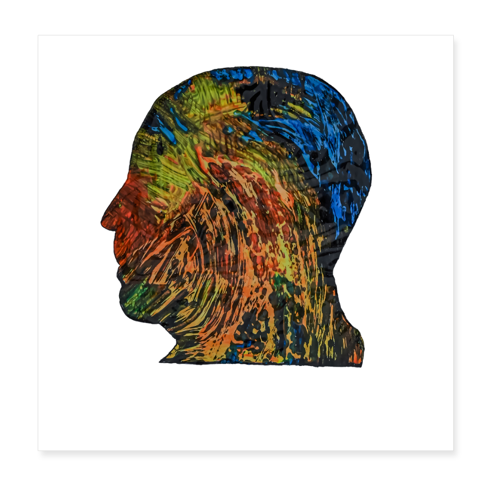 Poster 20x20 cm - Weiß