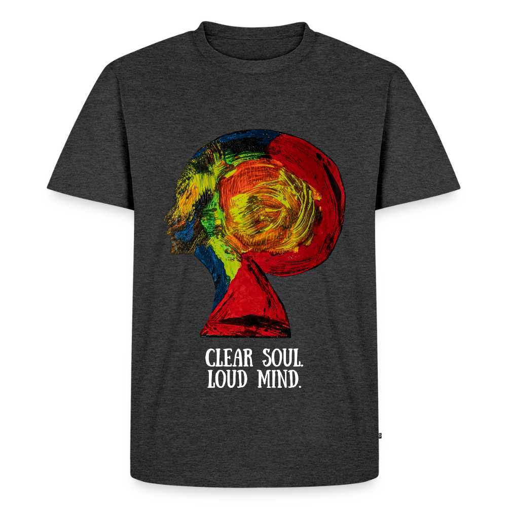 Männer Premium  T-Shirt Gaia - Anthrazit meliert