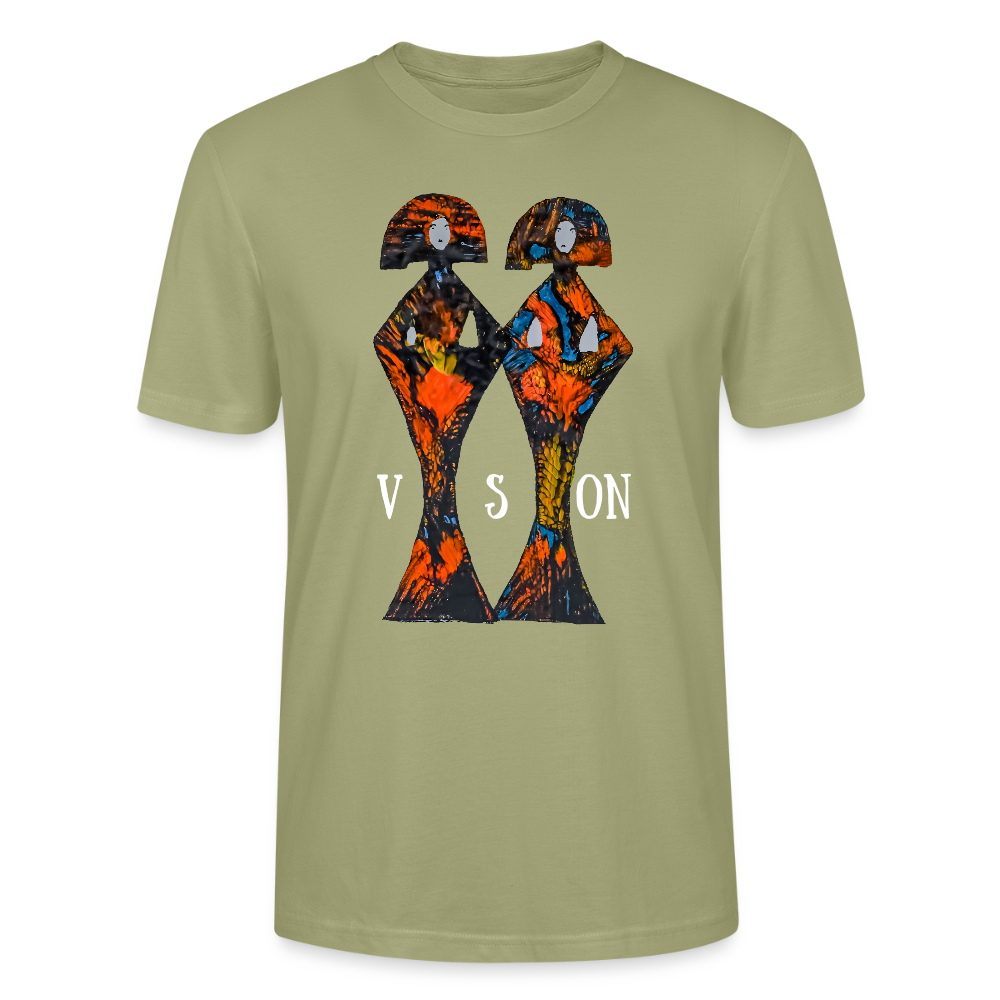 Unisex T-Shirt Geishas - Nebelgrün