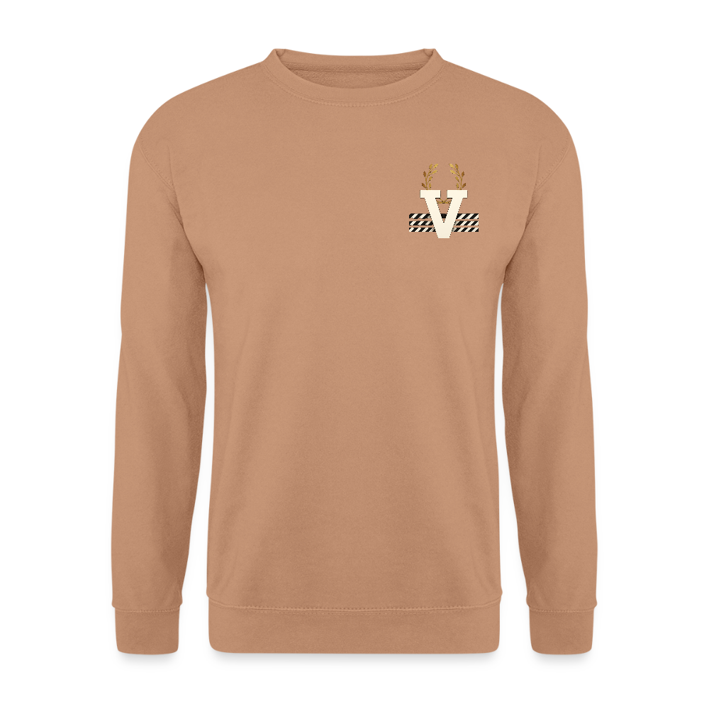 Unisex Pulli Elegance Backprint - Mocca