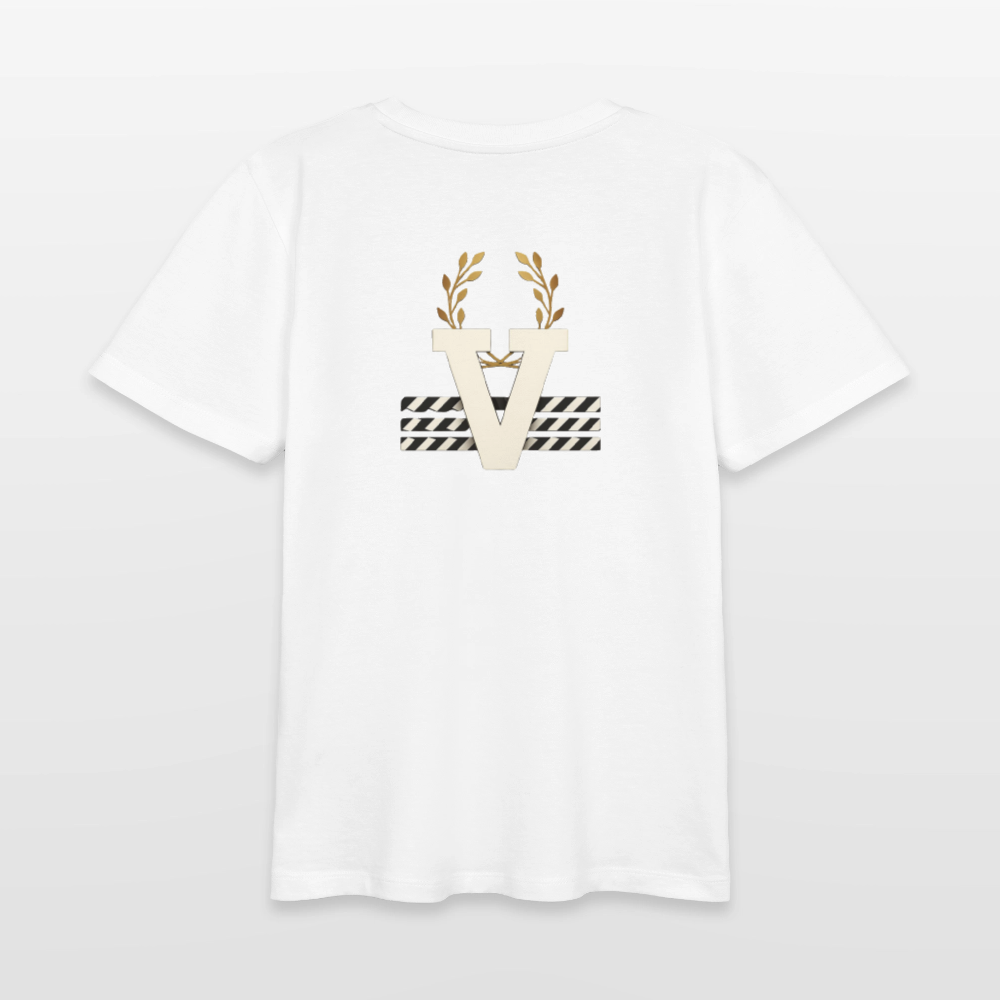 Unisex Teenager T-Shirt Düsseldorfer Skyline V.9 - Weiß