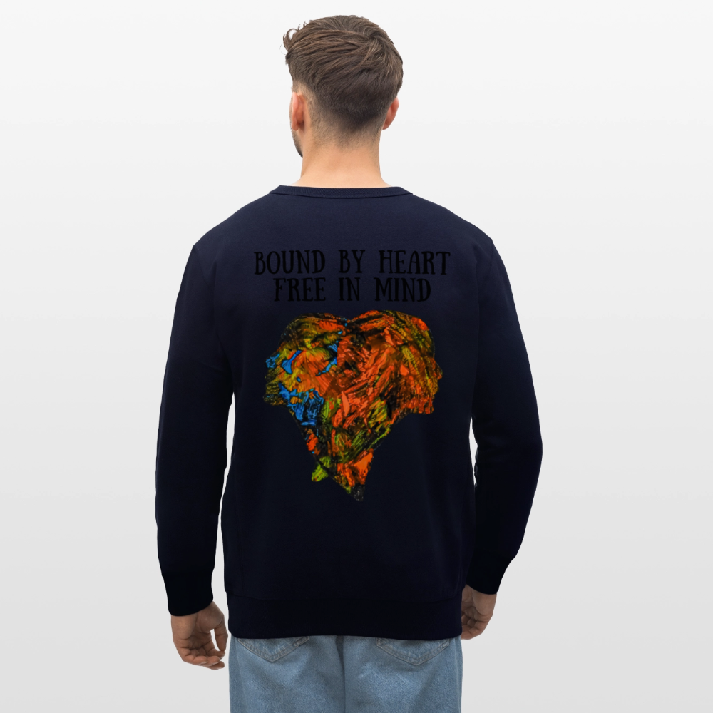 Unisex Bio Pulli Espejo Backprint - Navy