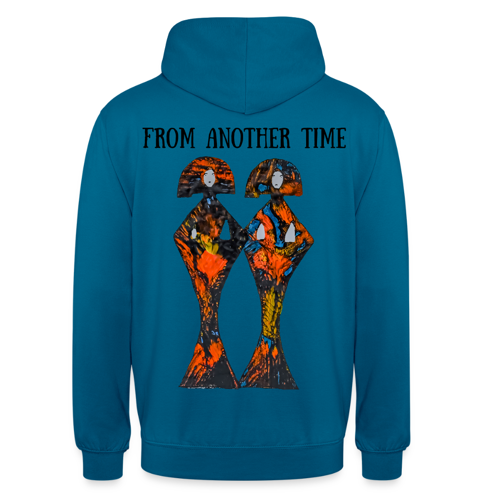 Unisex Hoodie Geishas Backprint - Tiefseeblau