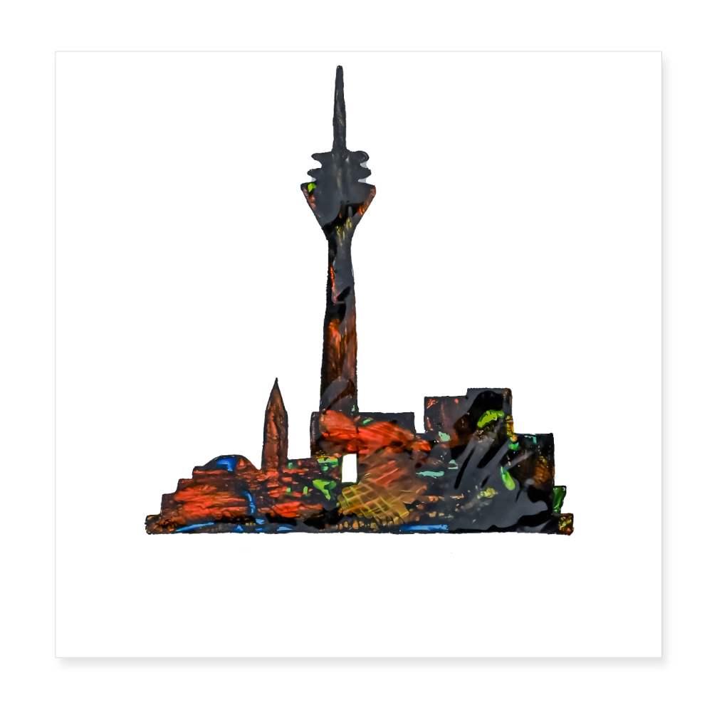 Poster 20x20 cm - Weiß