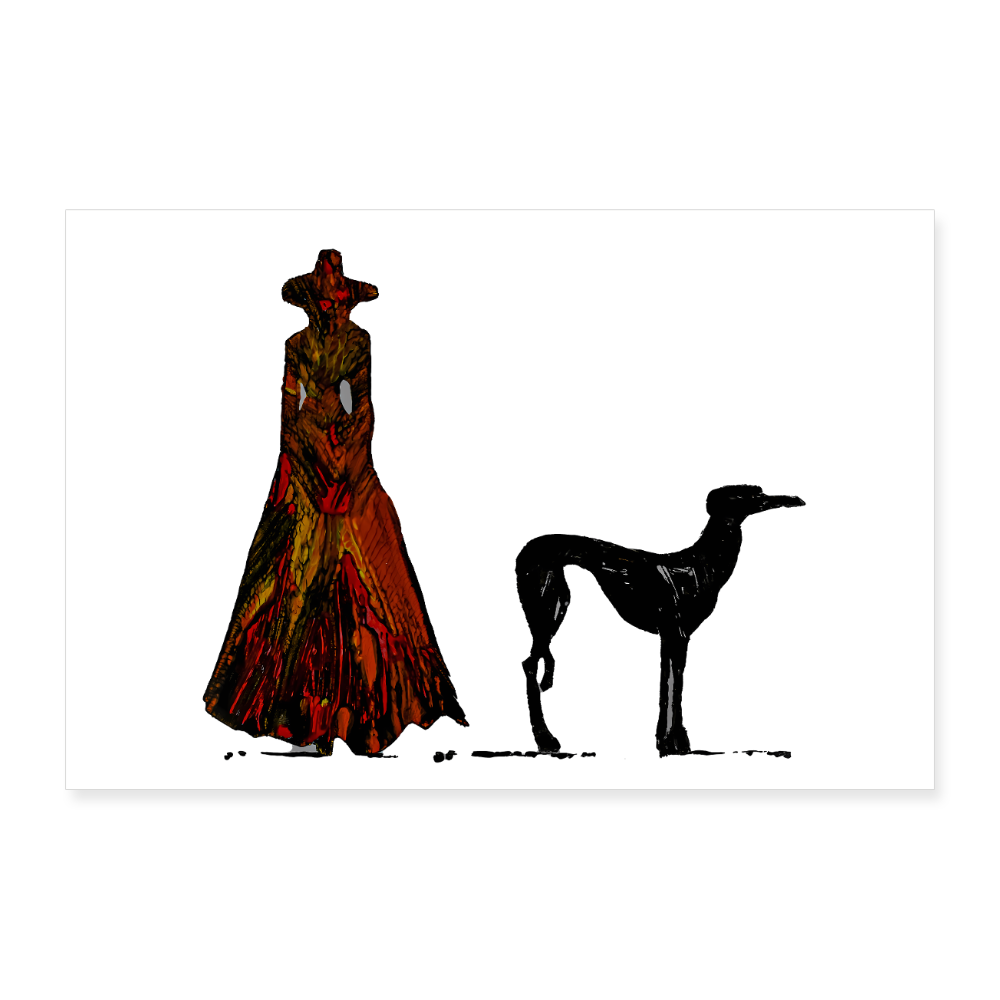 Poster 60x40 cm - Weiß