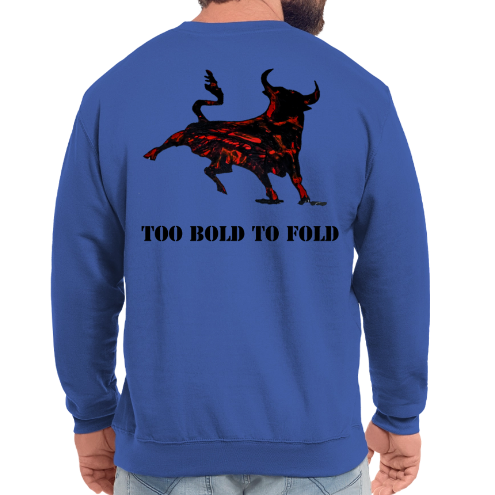 Unisex Pulli Torro Backprint - Royalblau