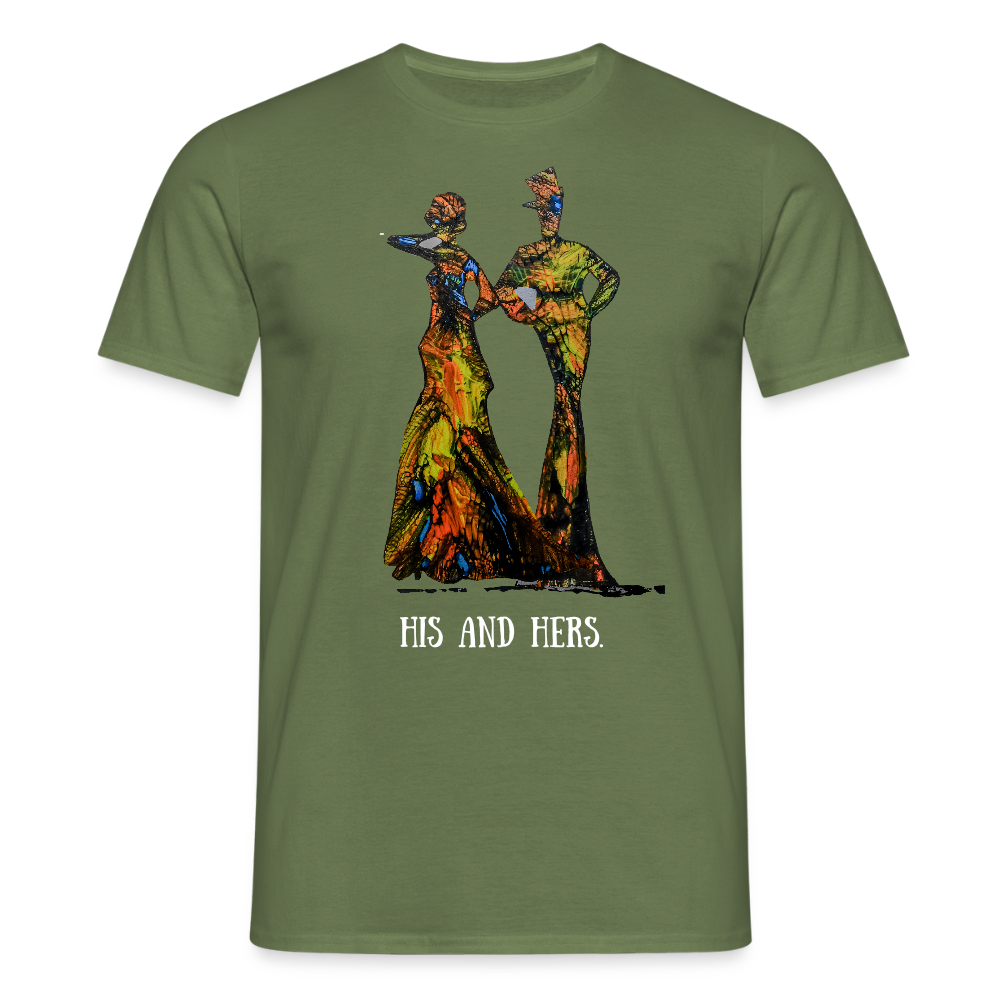 Männer T-Shirt Zylinder und Stella - Militärgrün