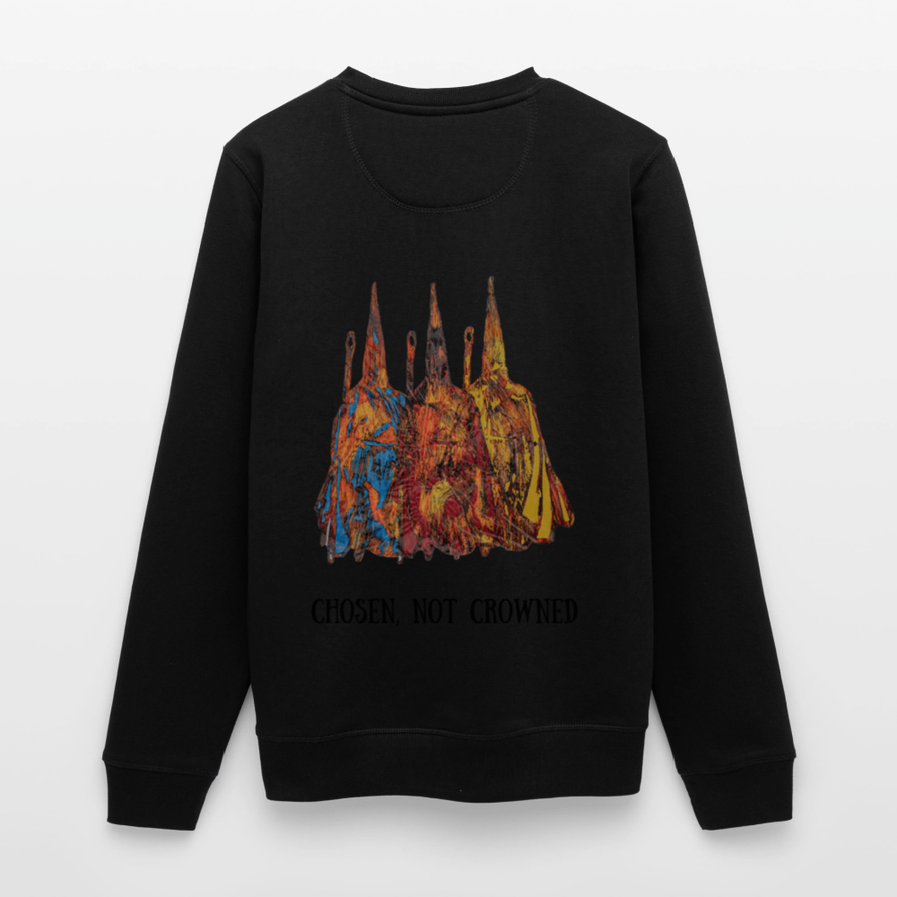 Unisex Bio Pulli Nazzarener Backprint - Schwarz