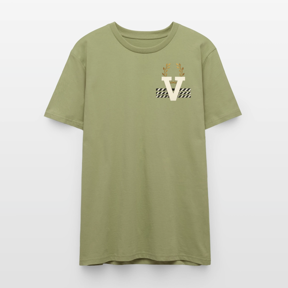 Unisex T-Shirt Düsseldorfer Skyline V.9 - Nebelgrün