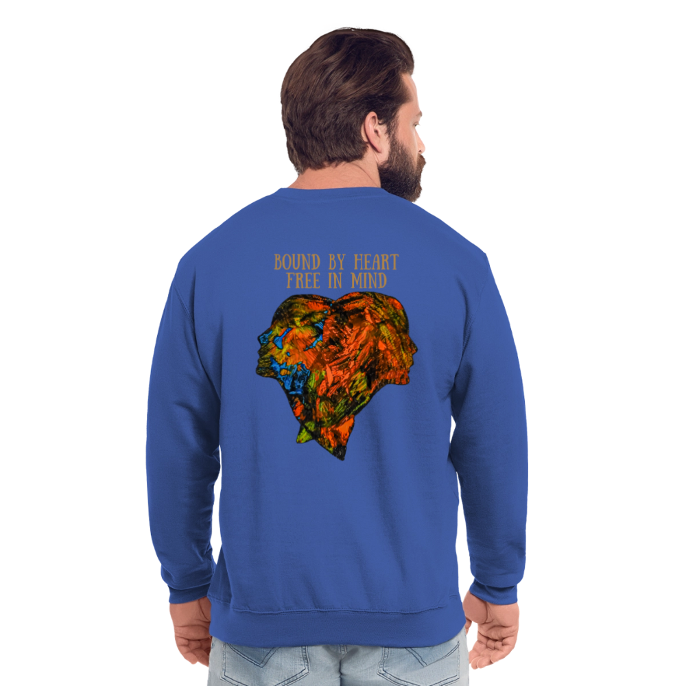 Männer Pulli Espejo Backprint - Royalblau