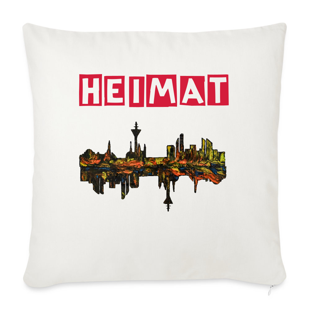 Sofakissen mit Füllung 44 x 44 cm - Naturweiß