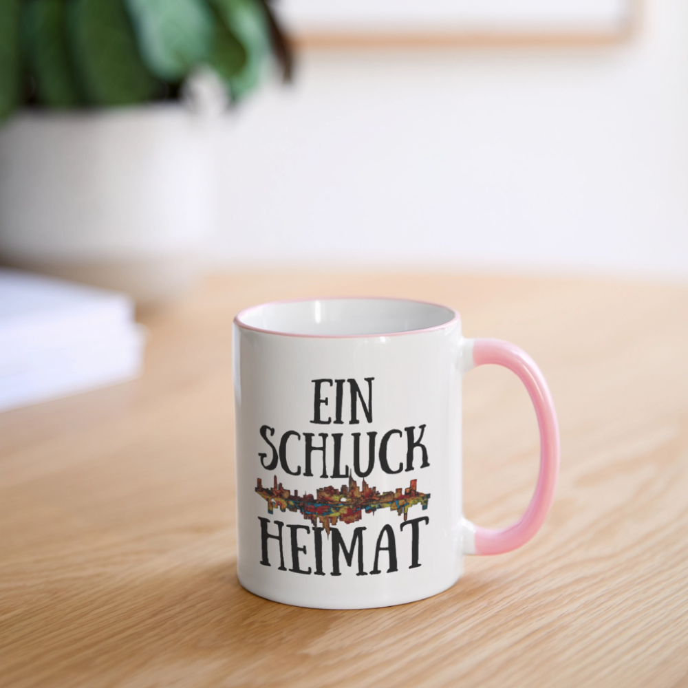 Tasse - Weiß/Pink