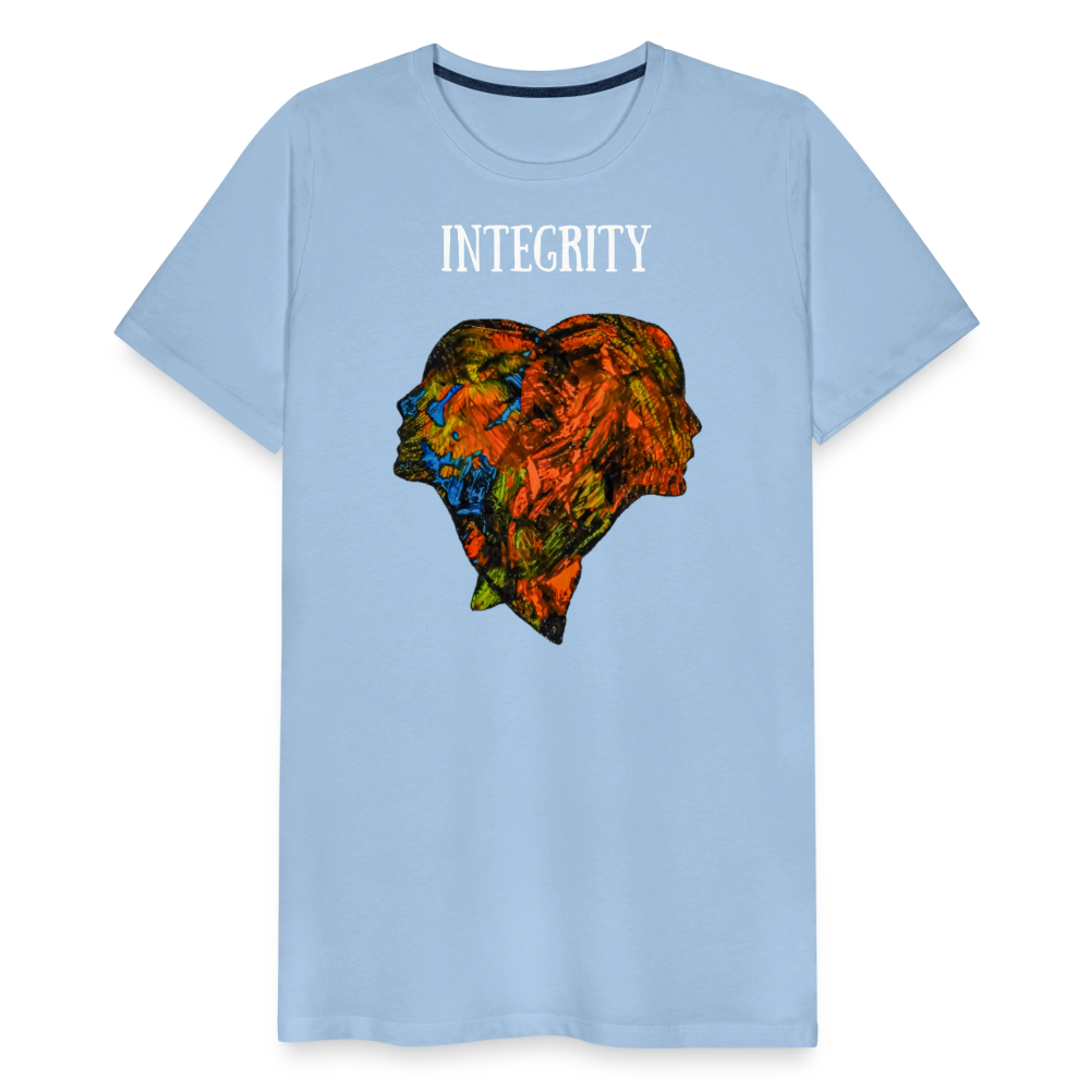 Männer Premium T-Shirt Espejo - Sky