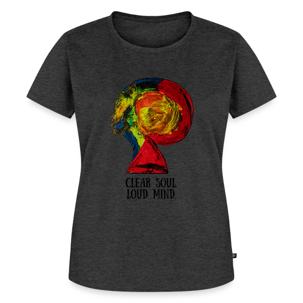 Frauen Premium  T-Shirt Gaia - Anthrazit meliert