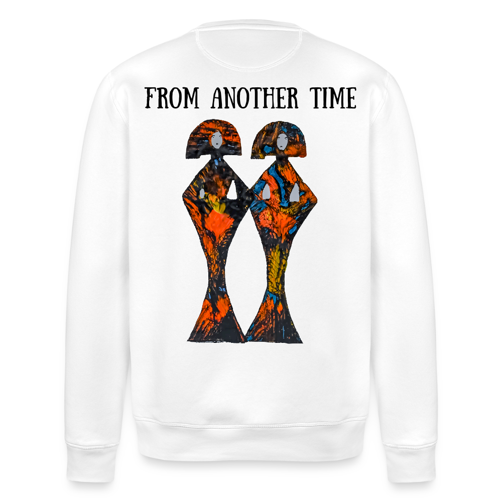 Unisex Bio Pulli Geishas Backprint - Weiß