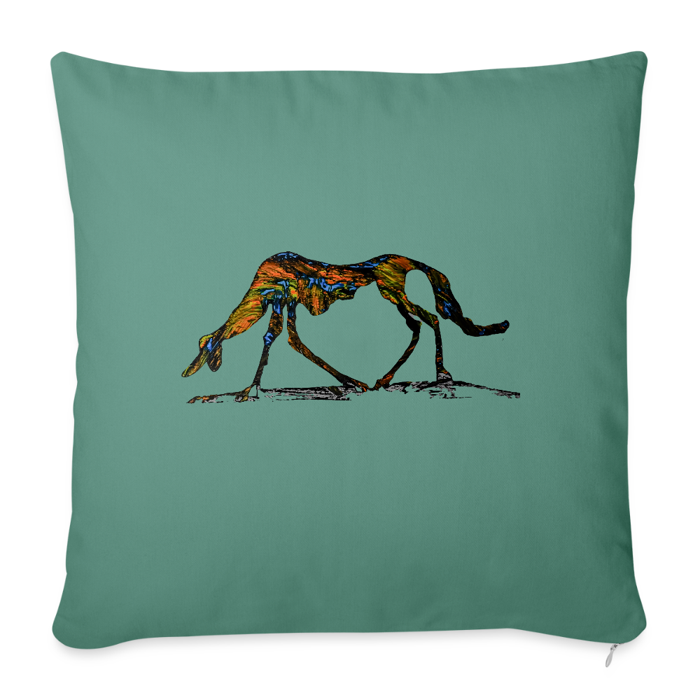 Sofakissen mit Füllung 44 x 44 cm - Tanngrün