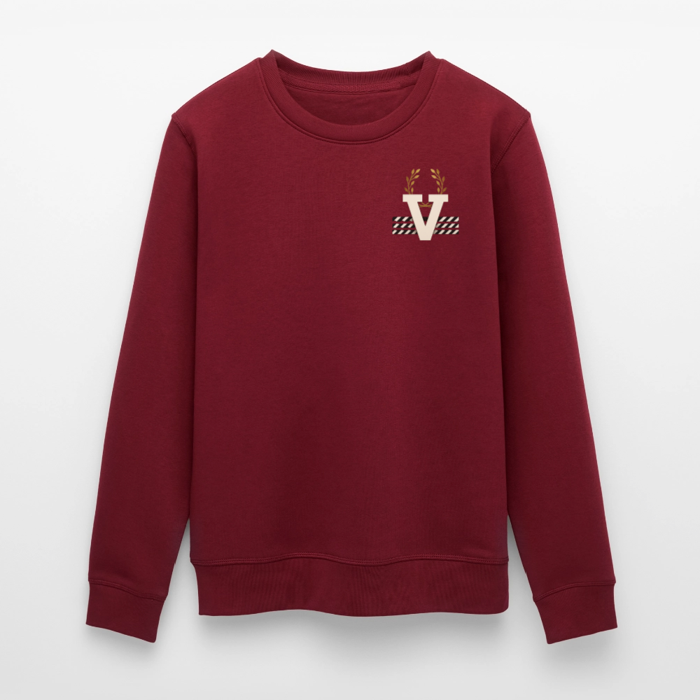 Unisex Bio Pulli Geishas Backprint - Burgunderrot