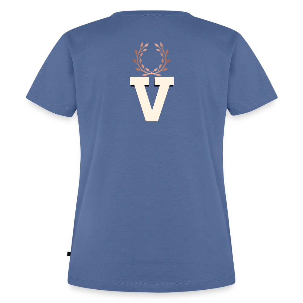 Frauen Premium T-Shirt Espejo - Taubenblau