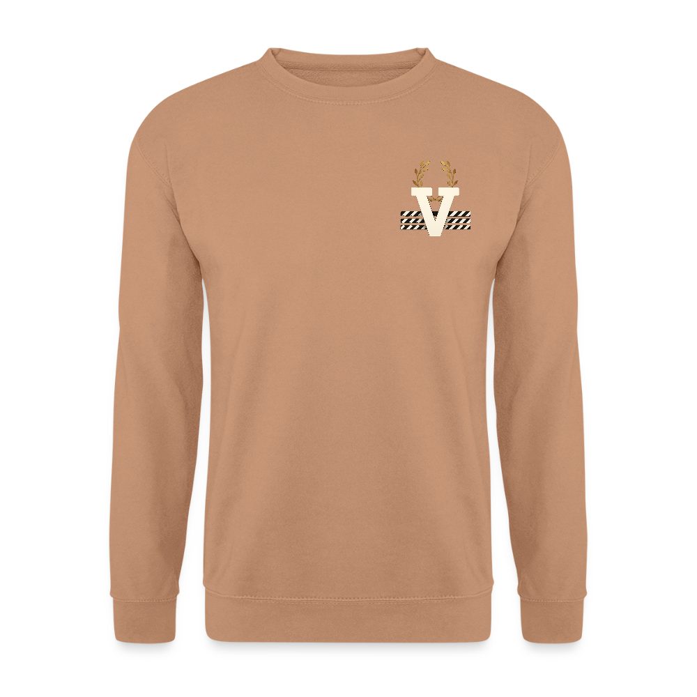 Unisex Pulli Espejo Backprint - Mocca