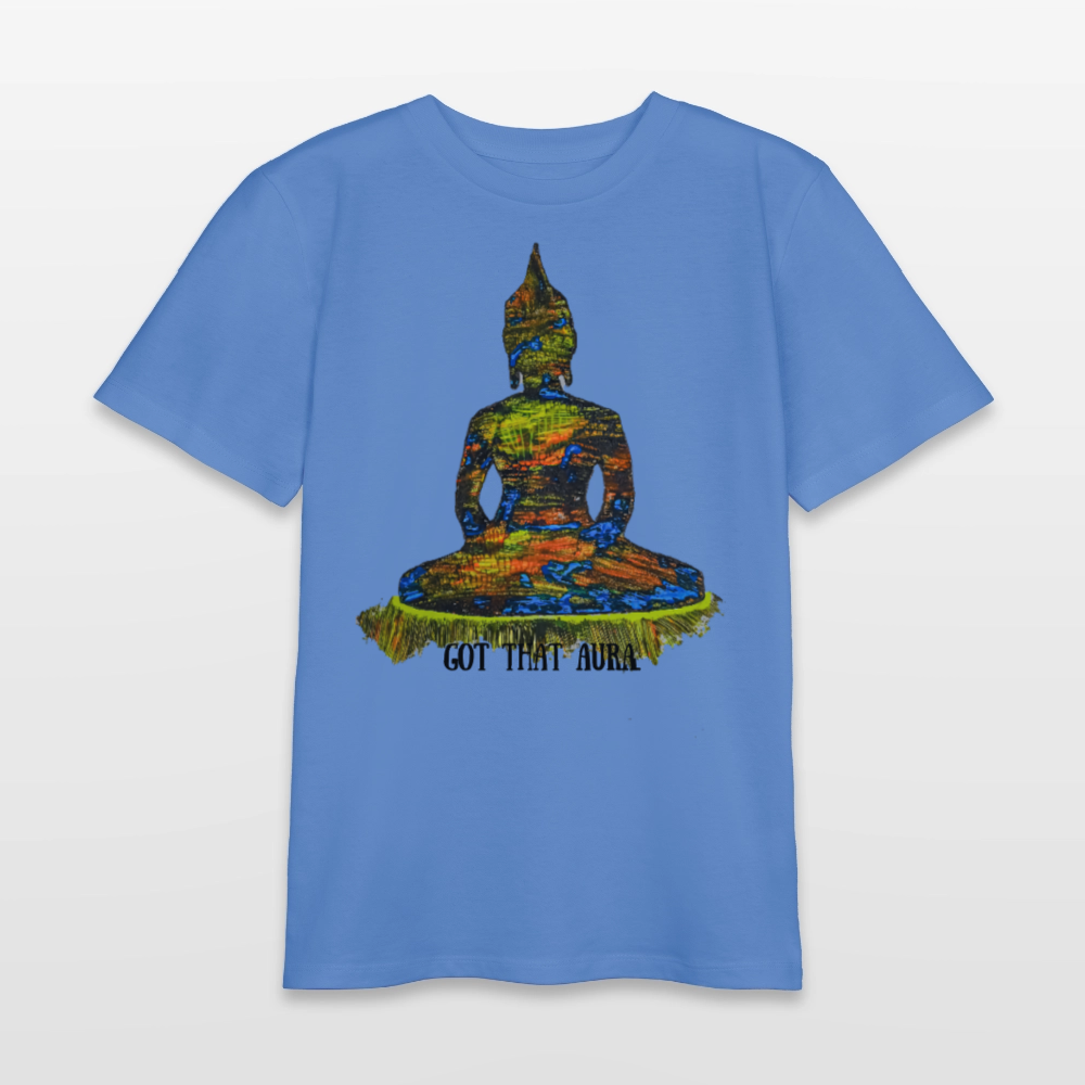 Unisex Teenager T-Shirt Zirkulation - Blau