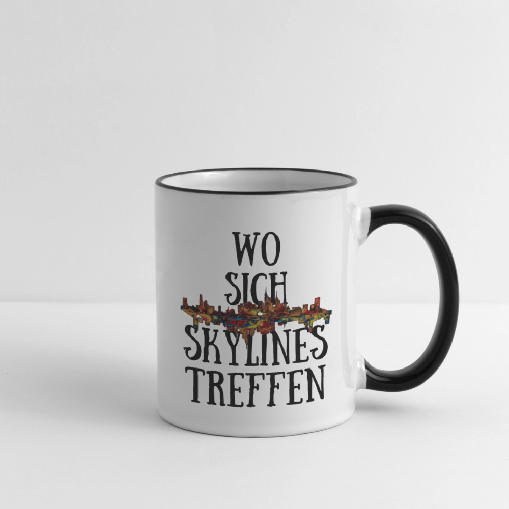 Tasse - Weiß/Schwarz