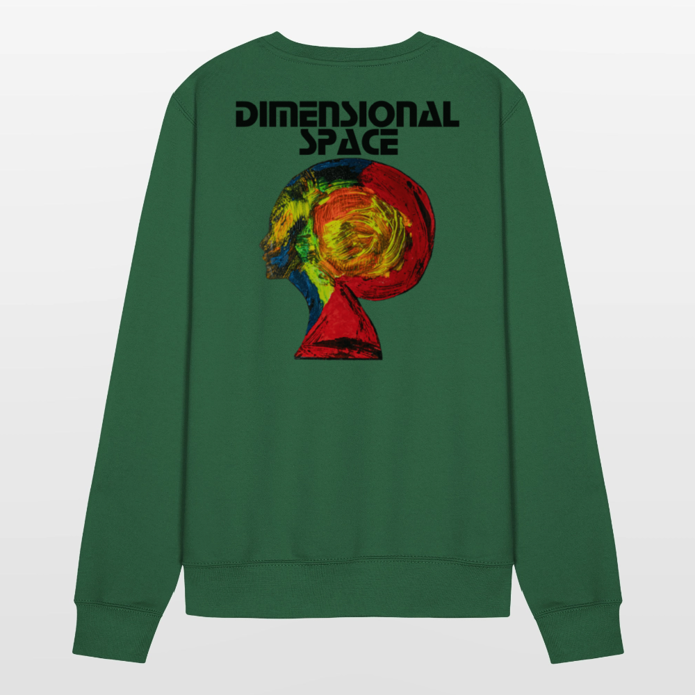 Unisex Pulli Gaia Backprint - Grün