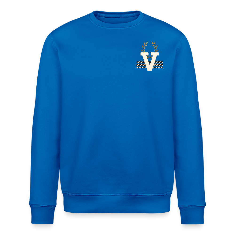 Unisex Bio Pulli Düsseldorferskyline Backprint - Königsblau