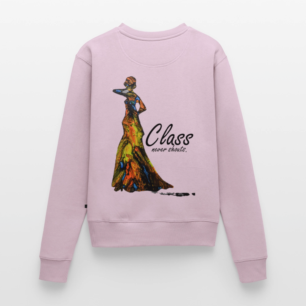 Frauen Pulli Class Backprint - Altrosa