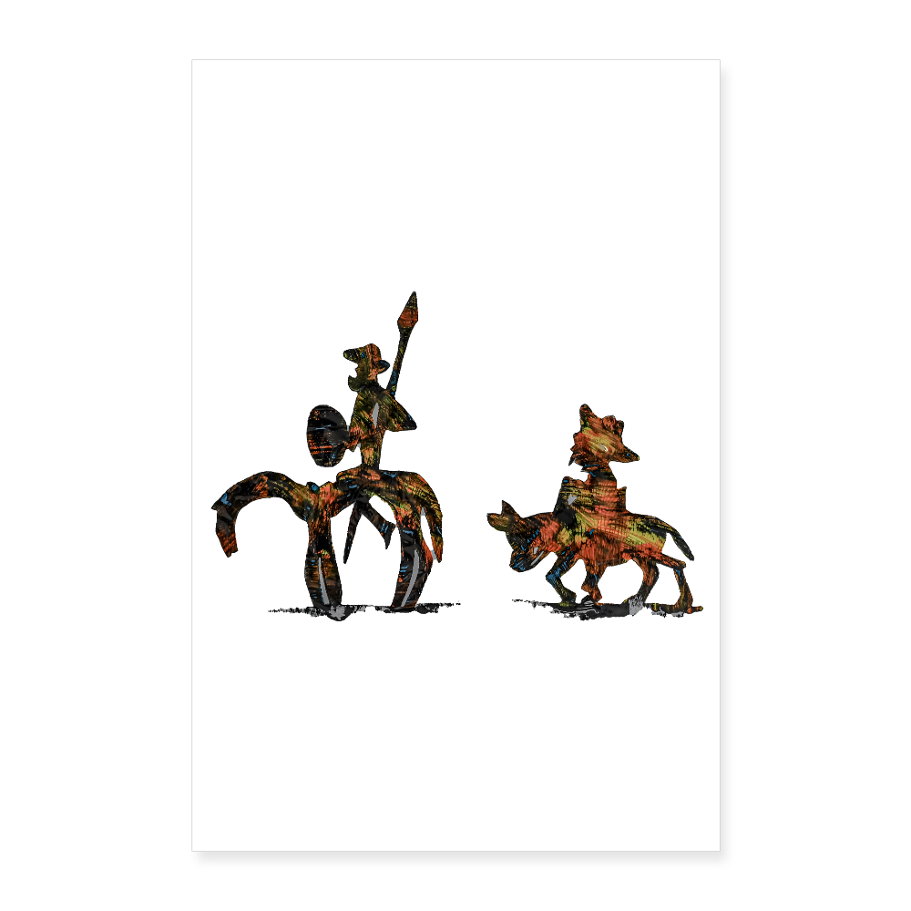 Poster 40x60 cm - Weiß