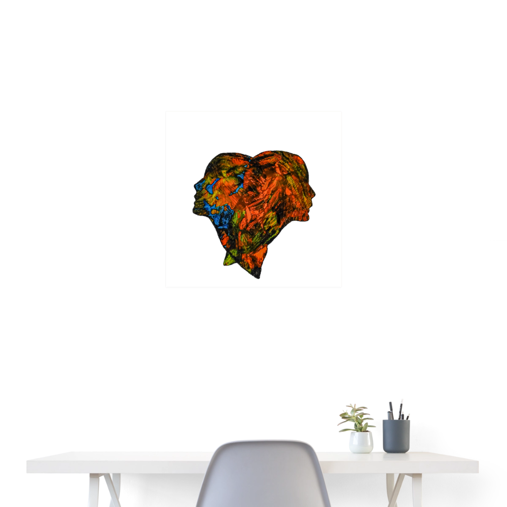 Poster Espejo - Weiß