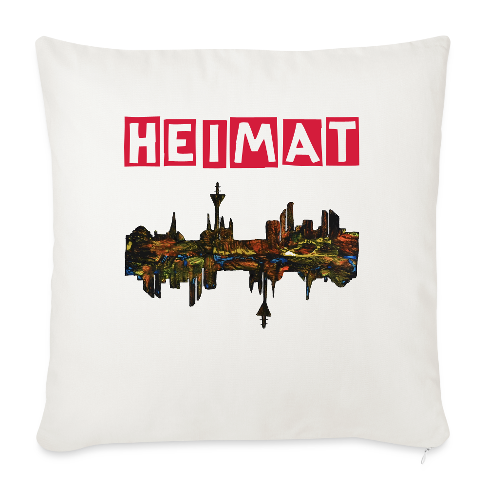 Sofakissen mit Füllung 44 x 44 cm - Naturweiß