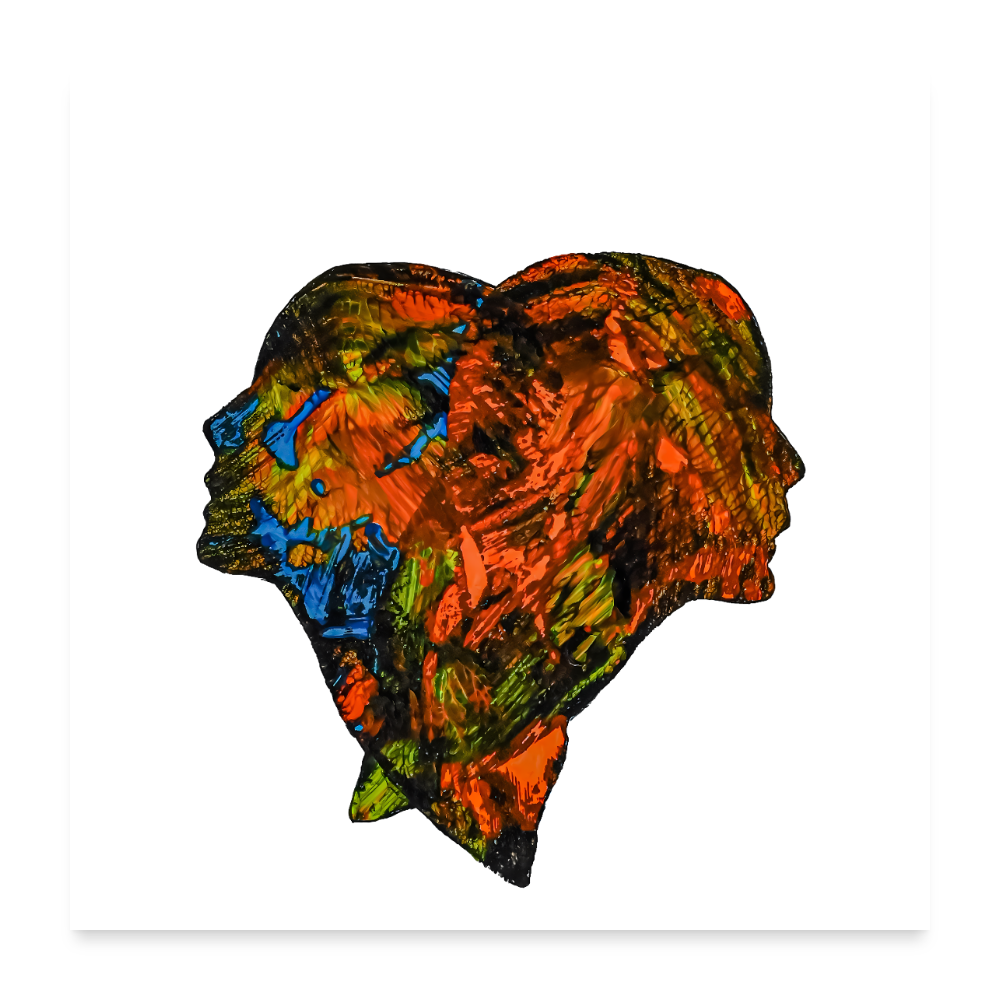 Poster Espejo - Weiß