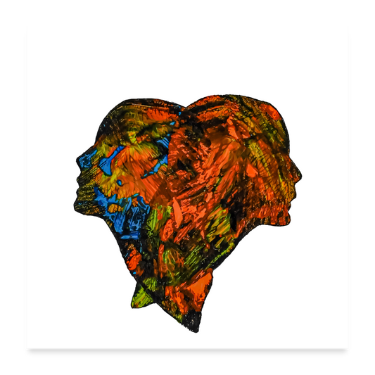 Poster Espejo - Weiß