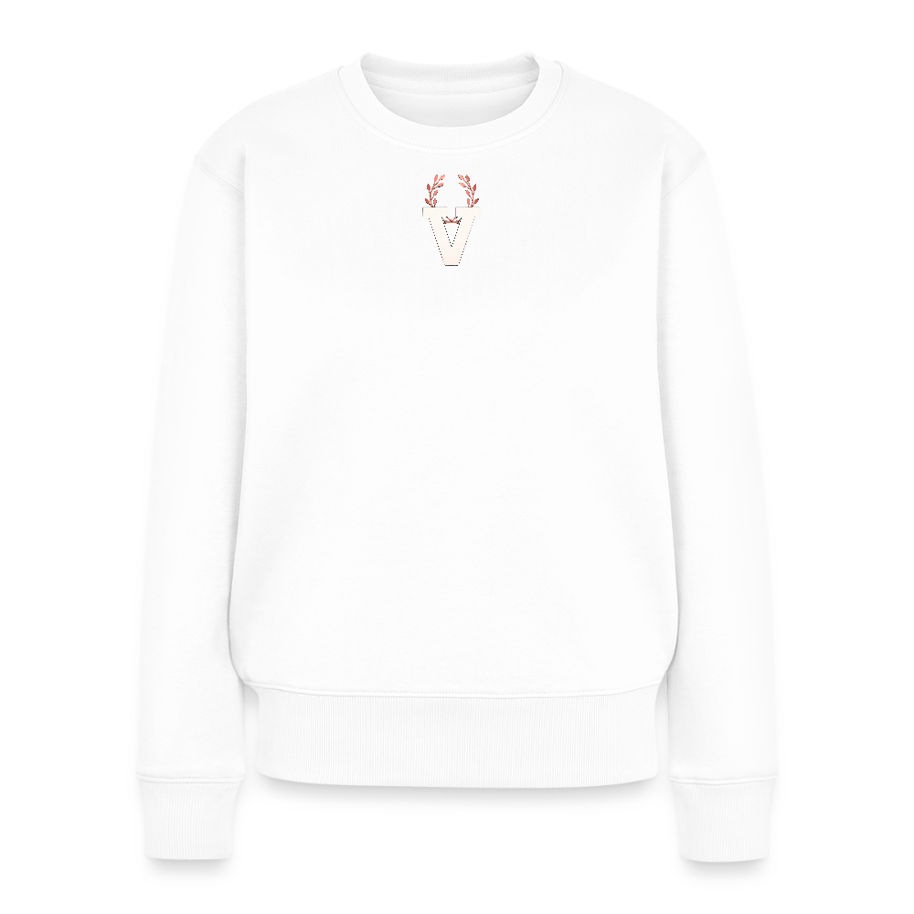 Frauen Pulli Class Backprint - Weiß