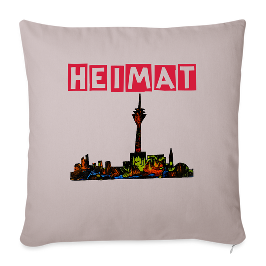 Sofakissen mit Füllung 44 x 44 cm - helles Taupe