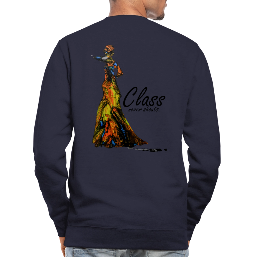 Unisex Pulli Class Backprint - Navy