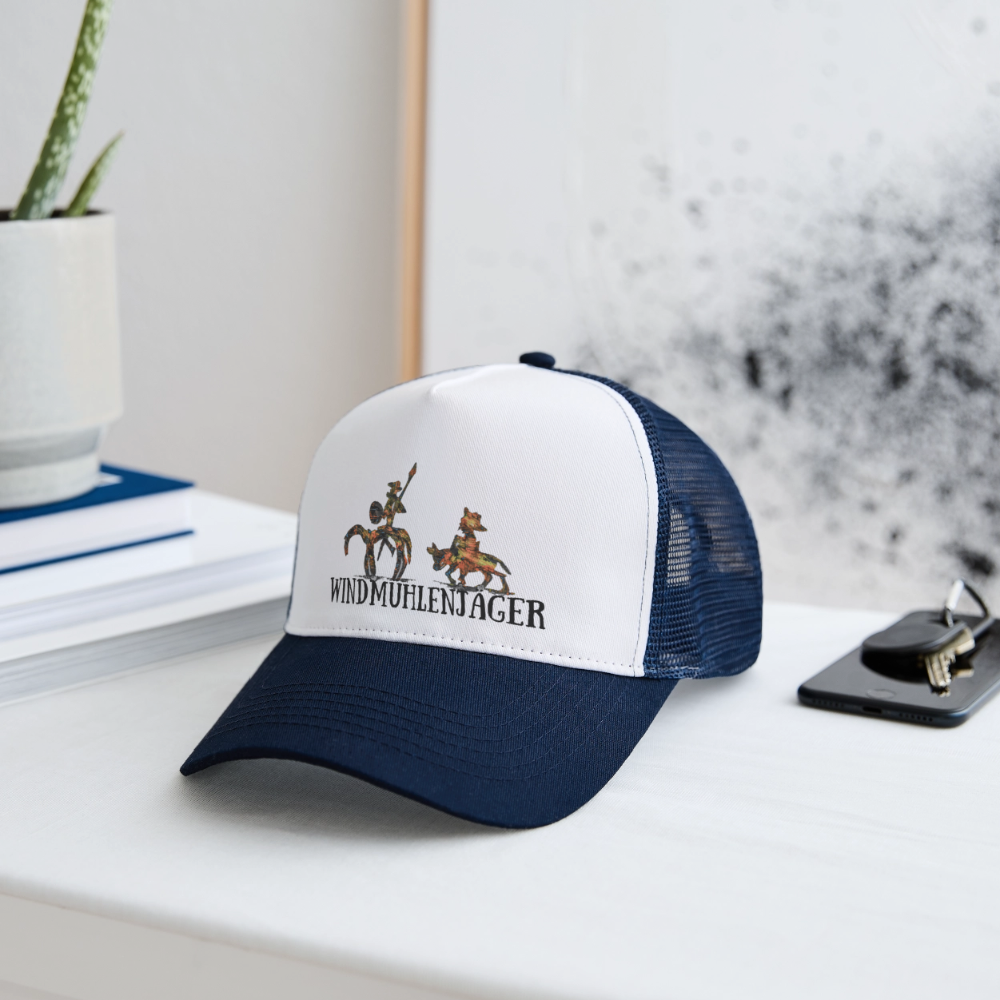 Trucker Cap - Weiß/Navy