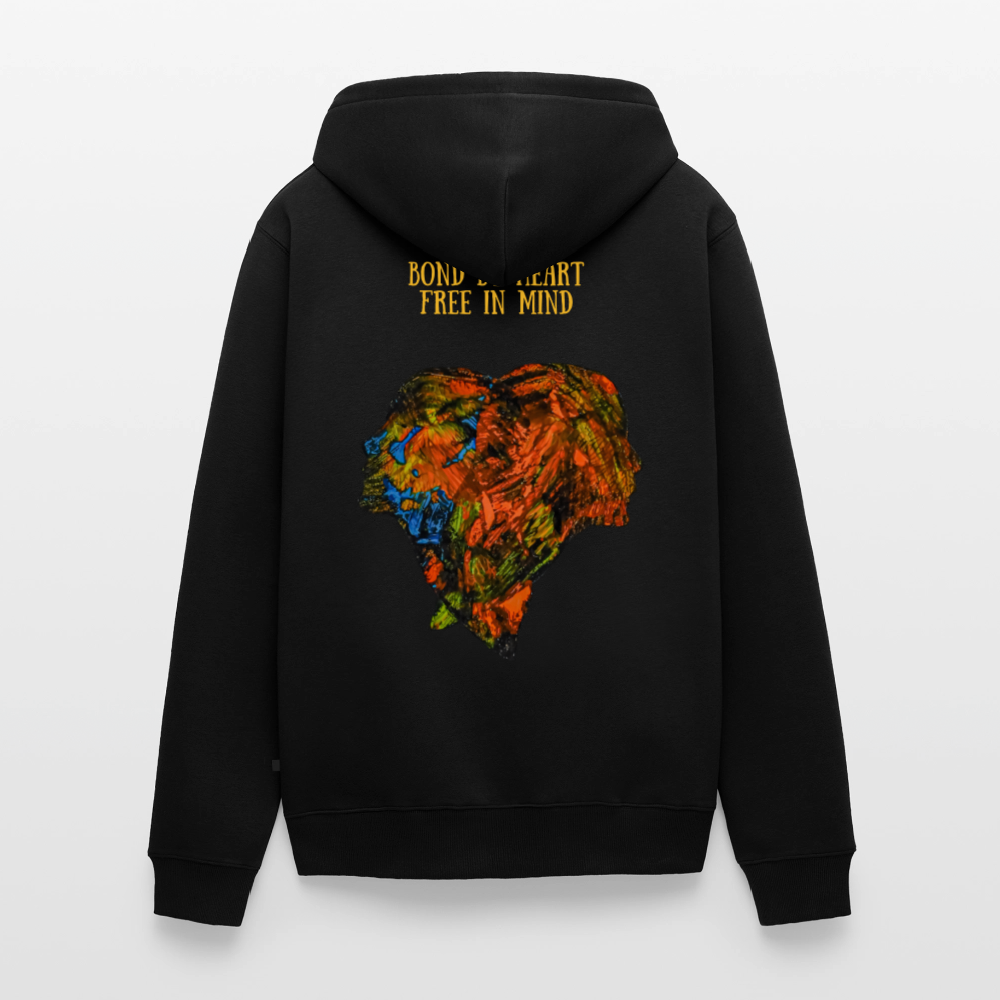 Männer Kapuzenjacke Espejo Backprint - Schwarz