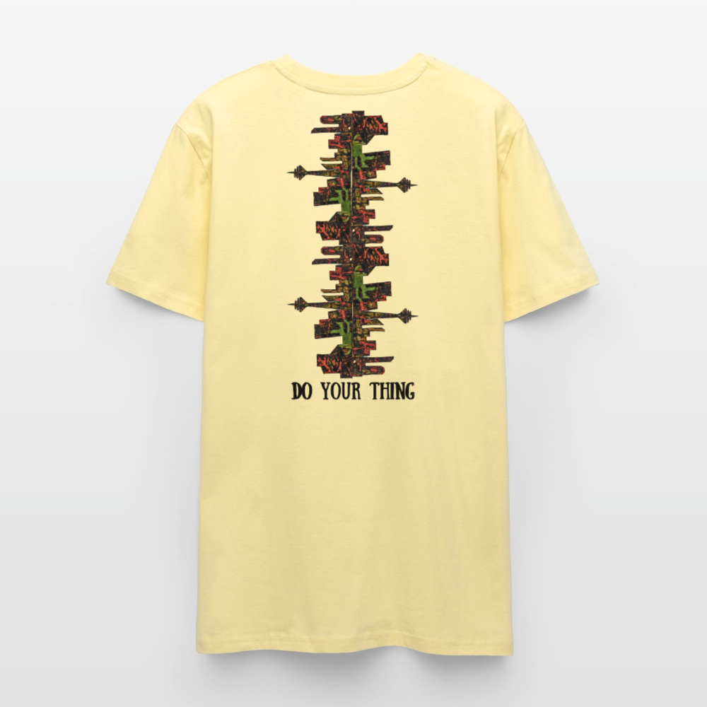 Unisex T-Shirt Düsseldorfer Skyline V.9 - Creme