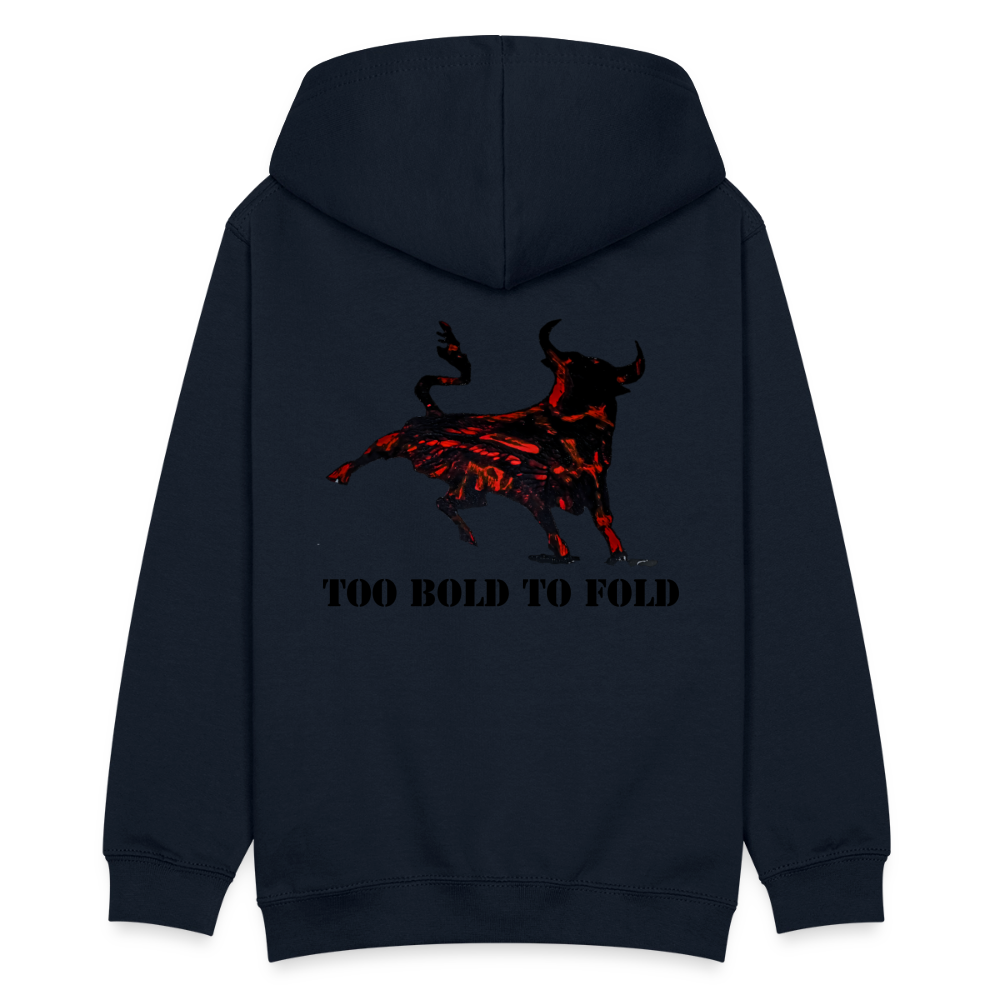 Teenager Hoodie Torro Backprint - Navy