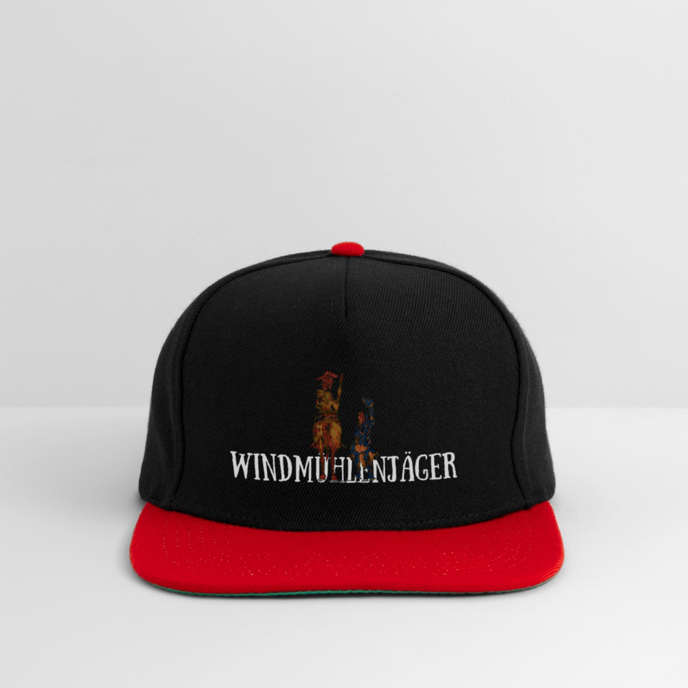Snapback Cap - Schwarz/Rot