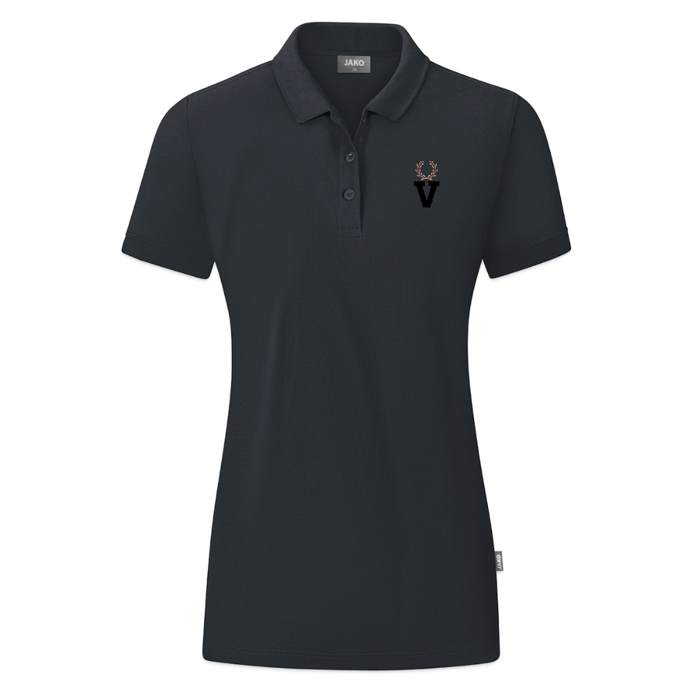 JAKO Frauen Polo Organic - Anthrazit