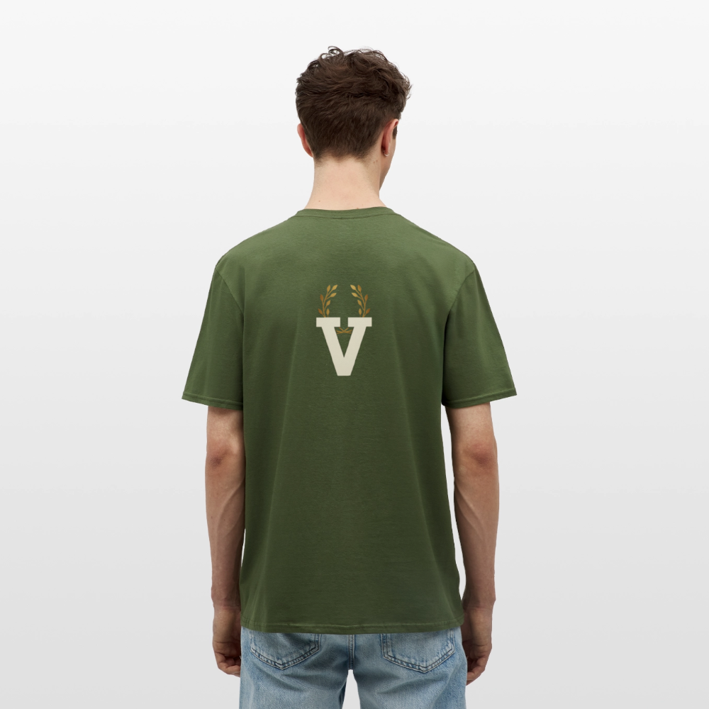 Männer T-Shirt Stille - Militärgrün