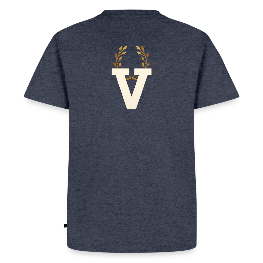 Männer Premium T-Shirt Düsseldorfer Skyline V.3 - Jeansblau