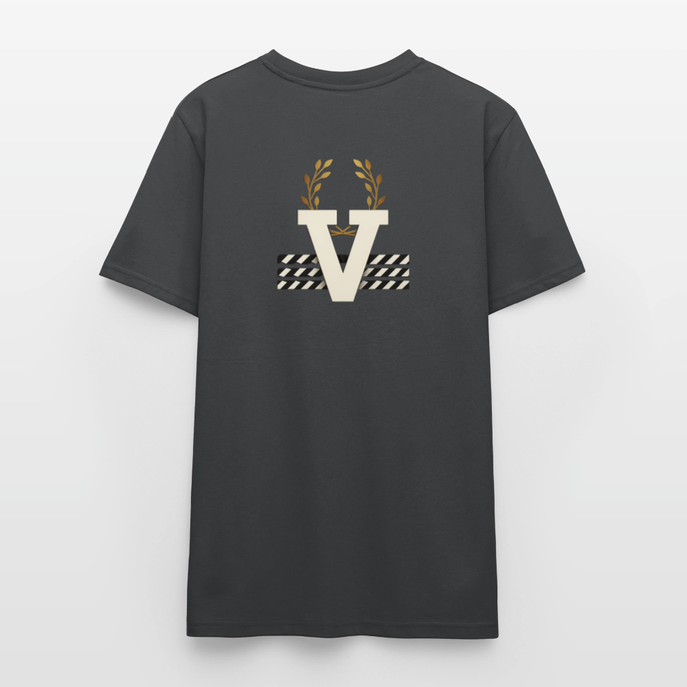 Unisex T-Shirt Zylinder und Stella - Anthrazit