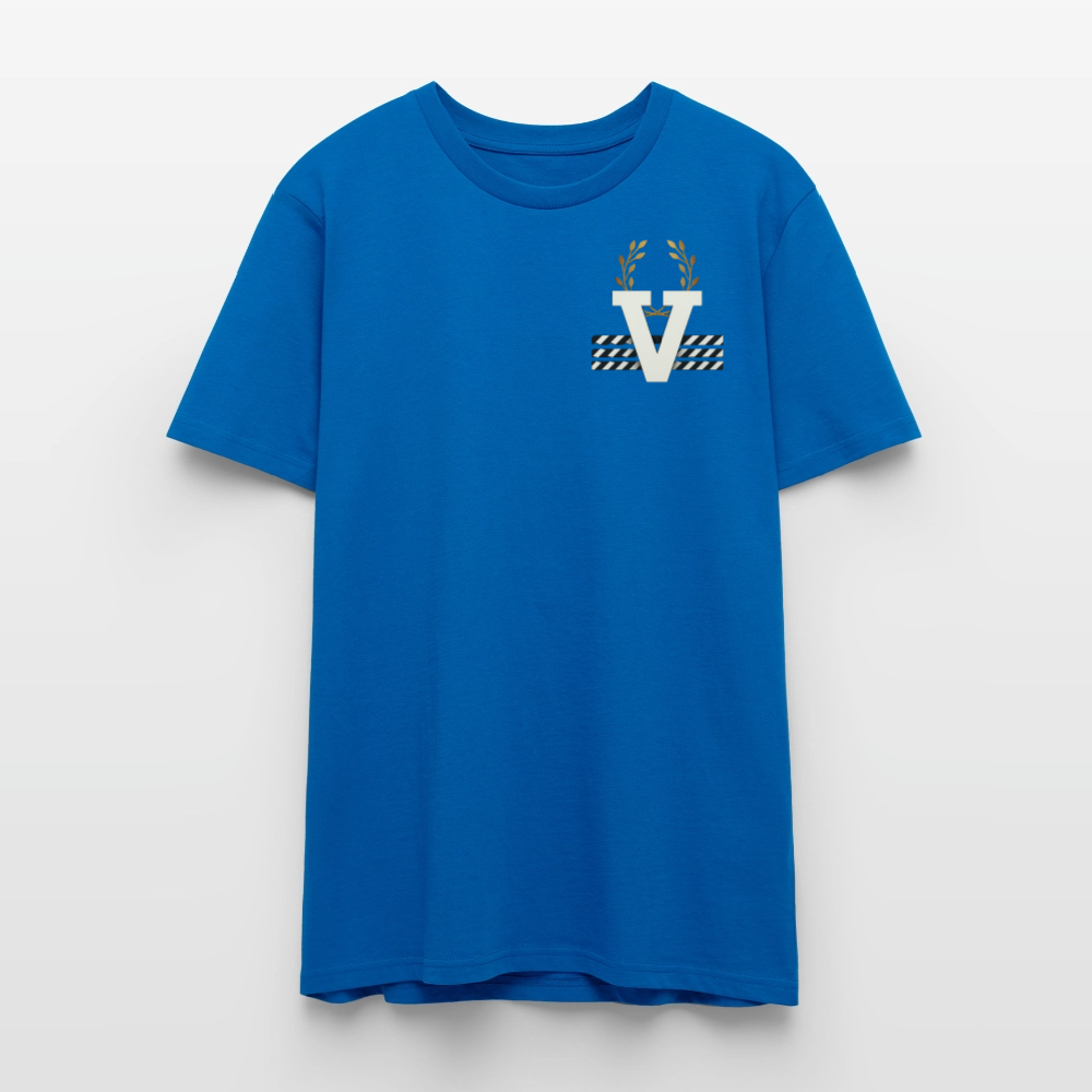 Unisex T-Shirt Düsseldorfer Skyline V.9 - Pfauenblau