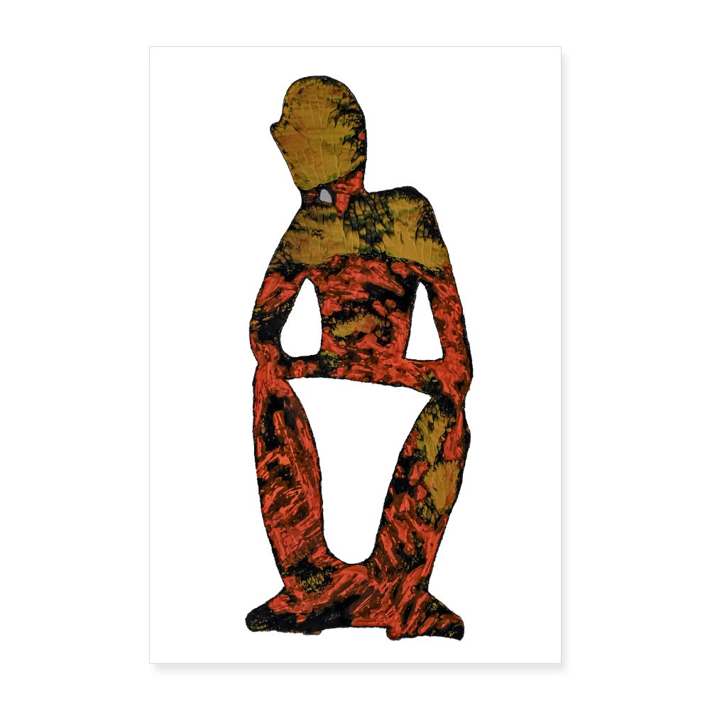 Poster 40x60 cm - Weiß