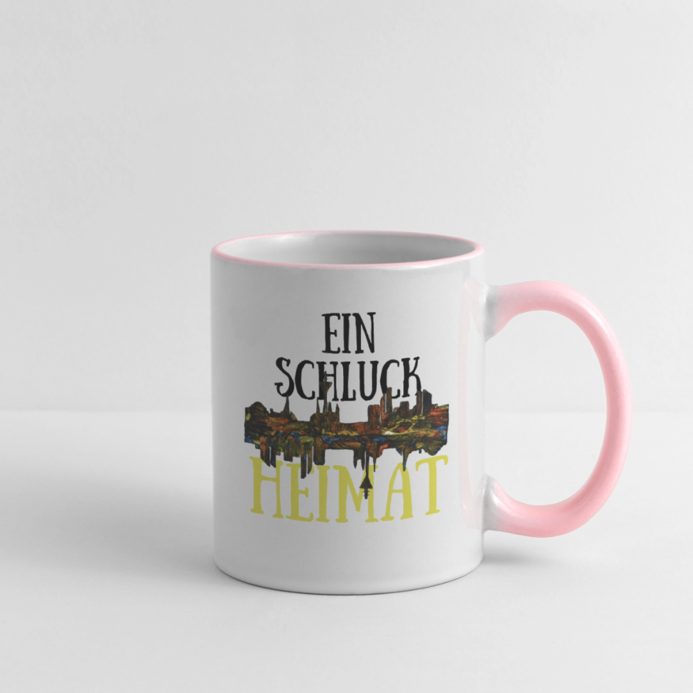 Tasse - Weiß/Pink