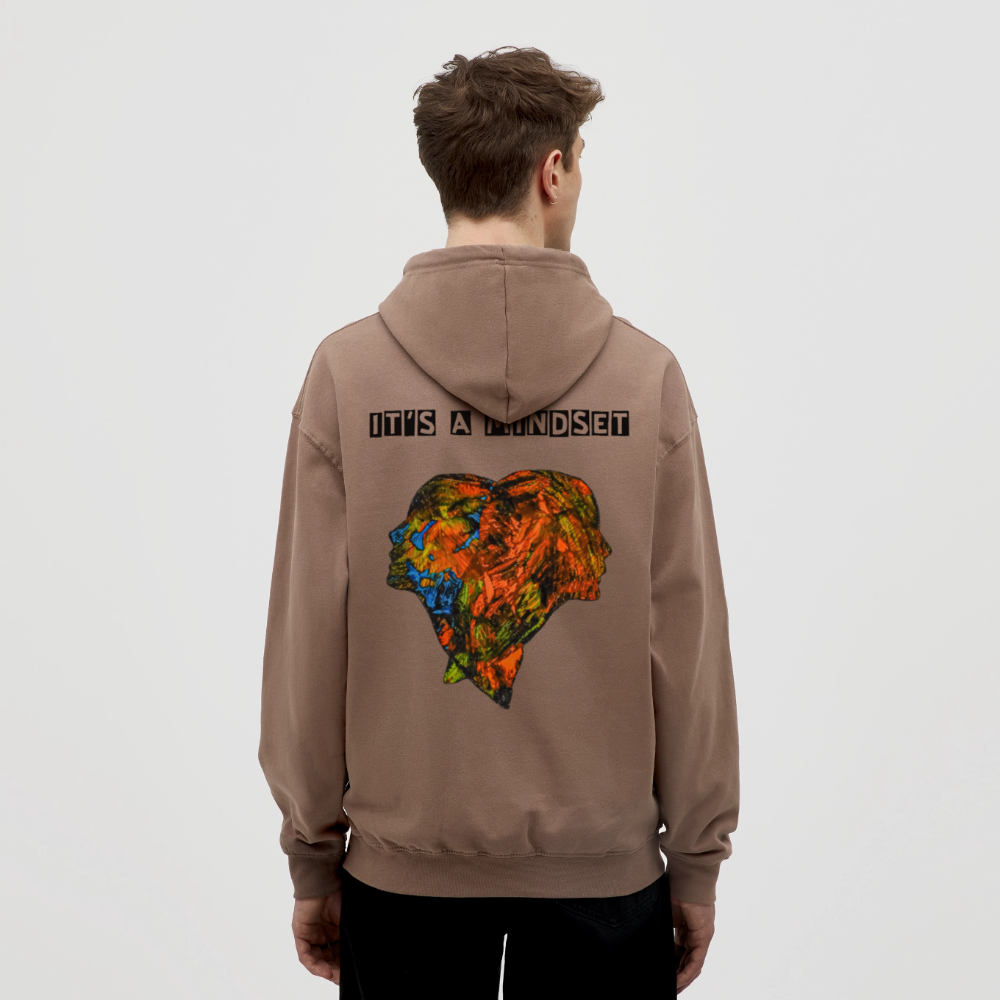 Unisex Hoodie Espejo Backprint - Mokka