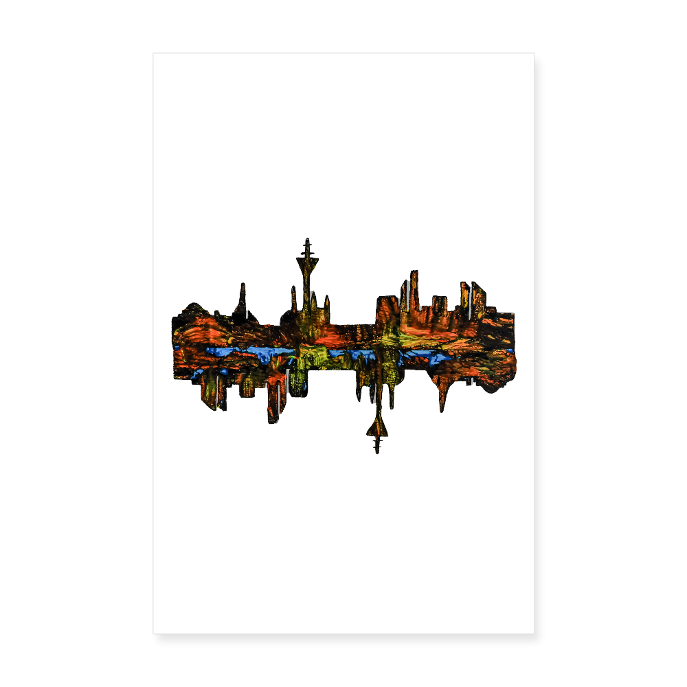 Poster 20x30 cm - Weiß